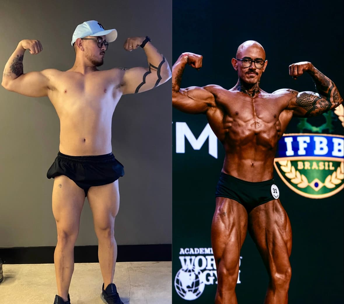 Antes e depois de Luã Kuririn com o Método Kuririn